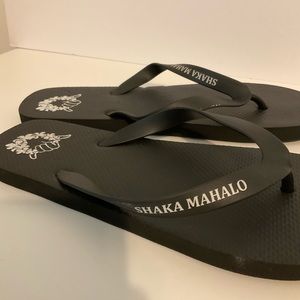 NWOT Shaka Mahalo Flip Flops